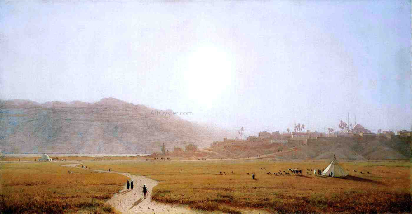 Sanford Robinson Gifford Siout, Egypt - Canvas Print