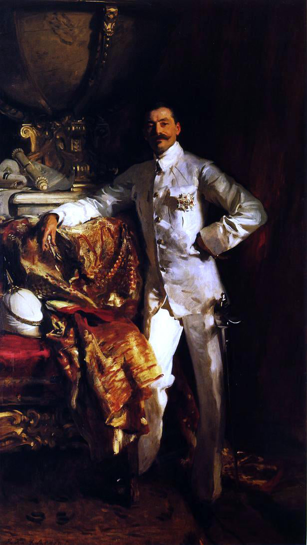 John Singer Sargent Sir Frank Swettenham - Canvas Print
