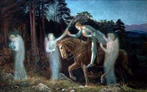 George Frederic Watts Sir Galahad - Canvas Print
