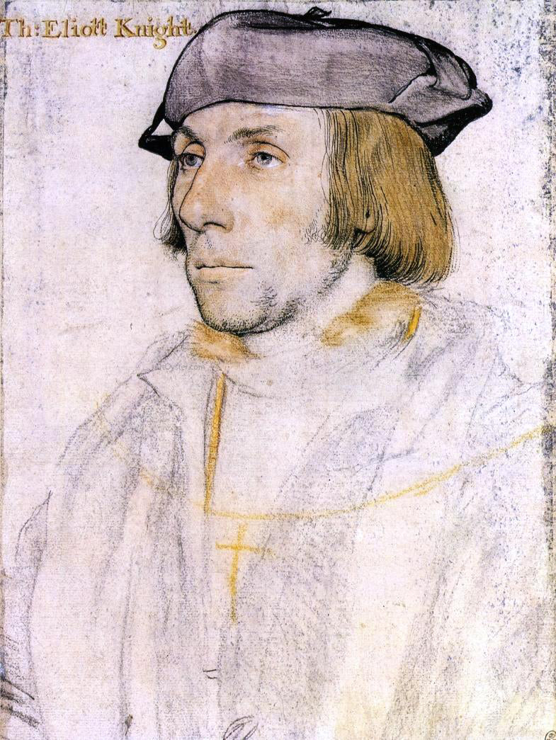The Younger Hans Holbein Sir Thomas Eliot - Canvas Print