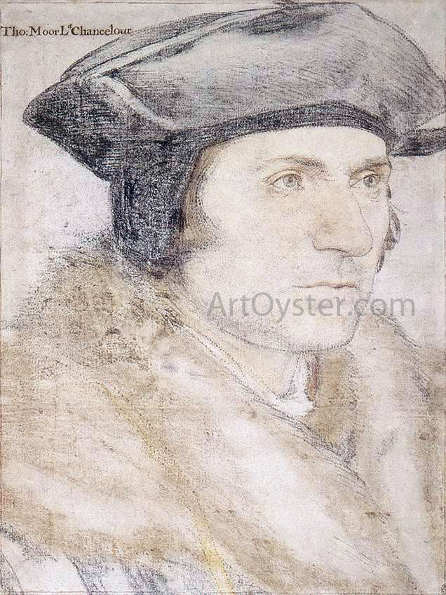 The Younger Hans Holbein Sir Thomas More - Canvas Print