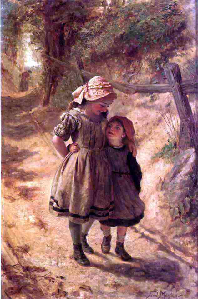 Frederick Morgan Sisters - Canvas Print