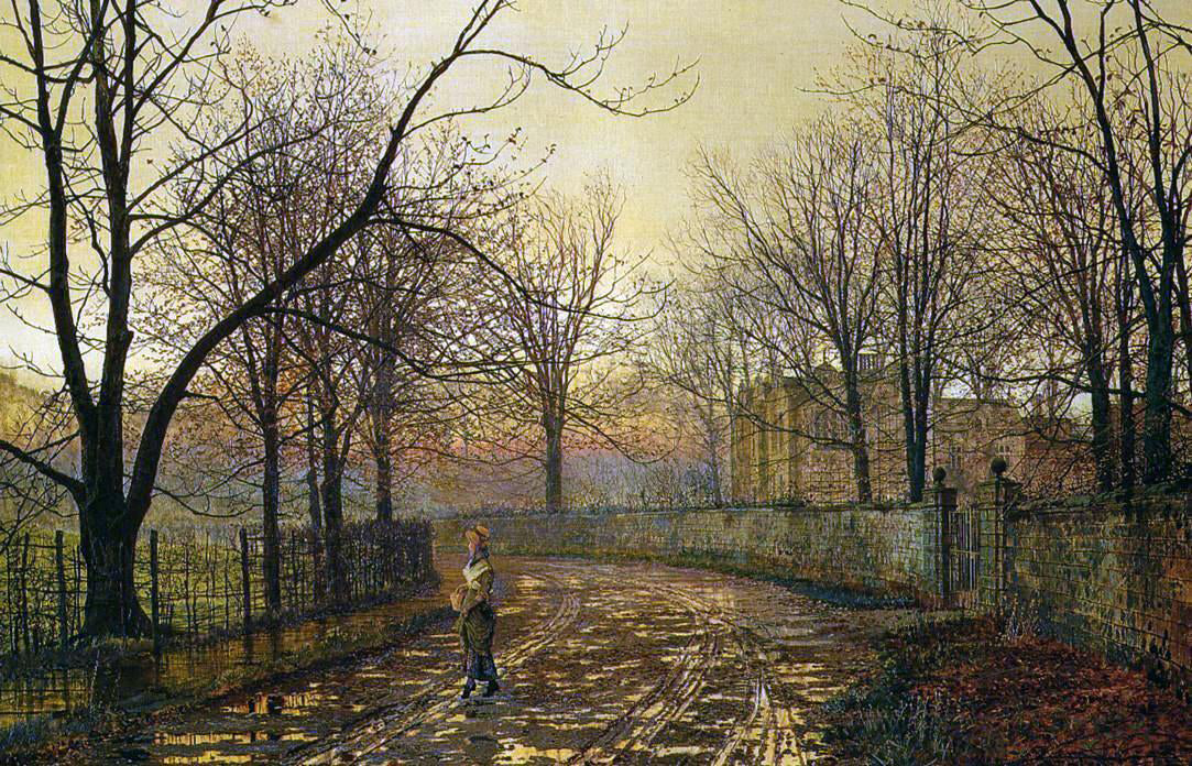 John Atkinson Grimshaw Sixty Years Ago - Canvas Print