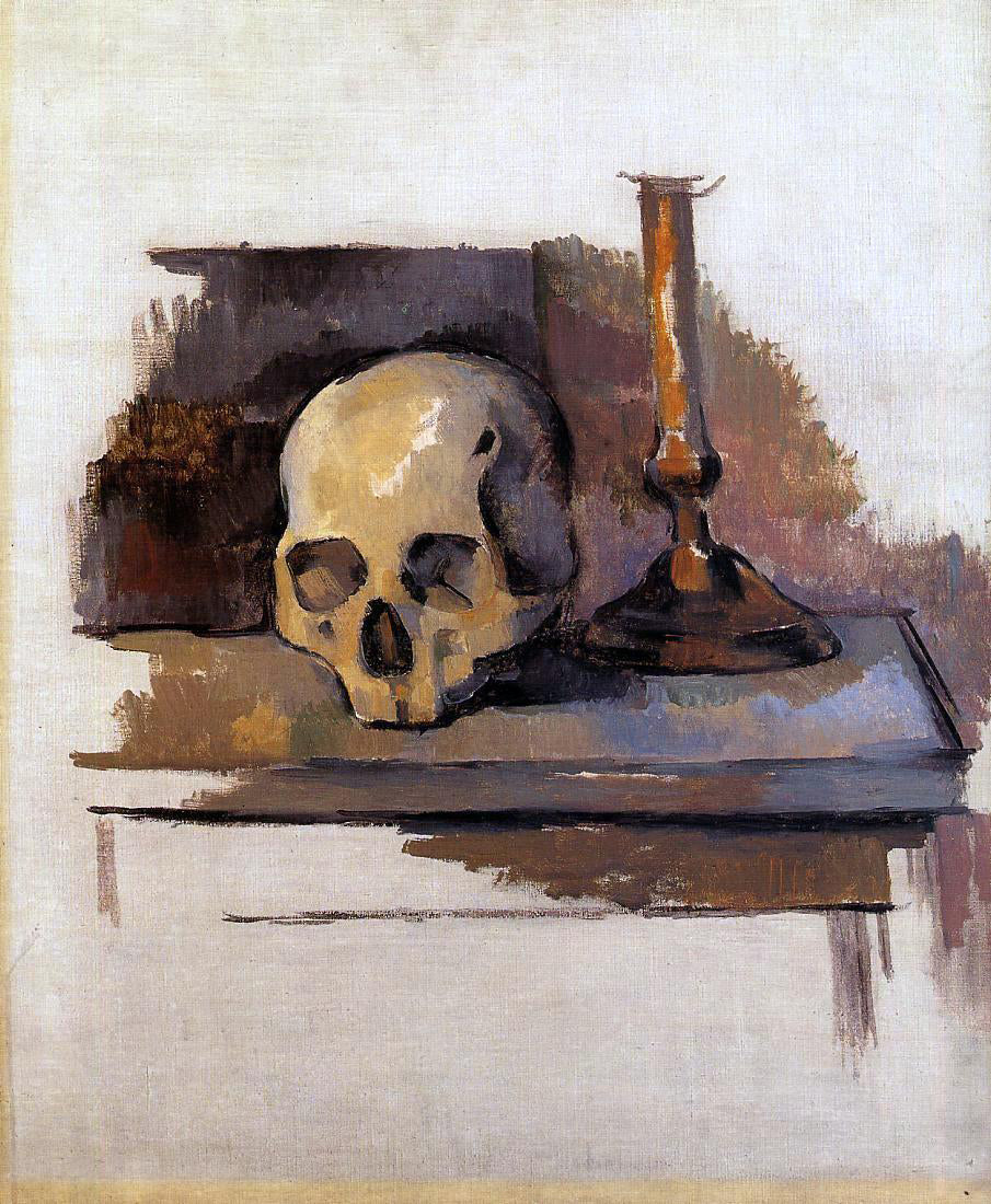 Paul Cezanne Skull - Canvas Print