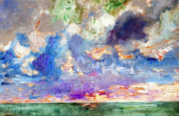 Frans Gaillard Sky Study - Canvas Print