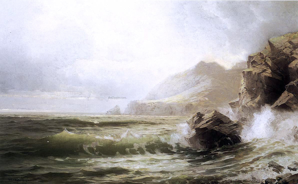 William Trost Richards Sleive League, Donegal, Ireland - Canvas Print