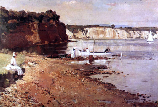 Tom Roberts Slumbering Sea, Mentone - Canvas Print
