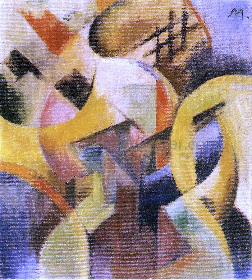 Franz Marc Small Composition I - Canvas Print