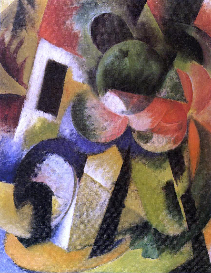 Franz Marc Small Composition II - Canvas Print