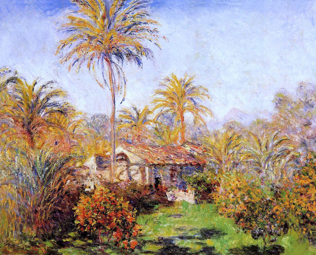 Claude Oscar Monet Small Country Farm in Bordighera - Canvas Print