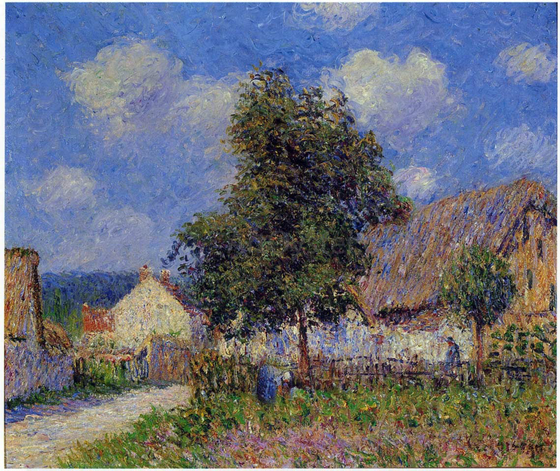 Gustave Loiseau Small Farm at Vaudreuil - Canvas Print