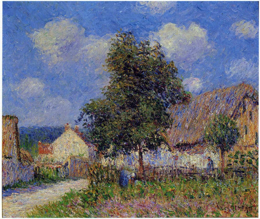 Gustave Loiseau Small Farm at Vaudreuil - Canvas Print
