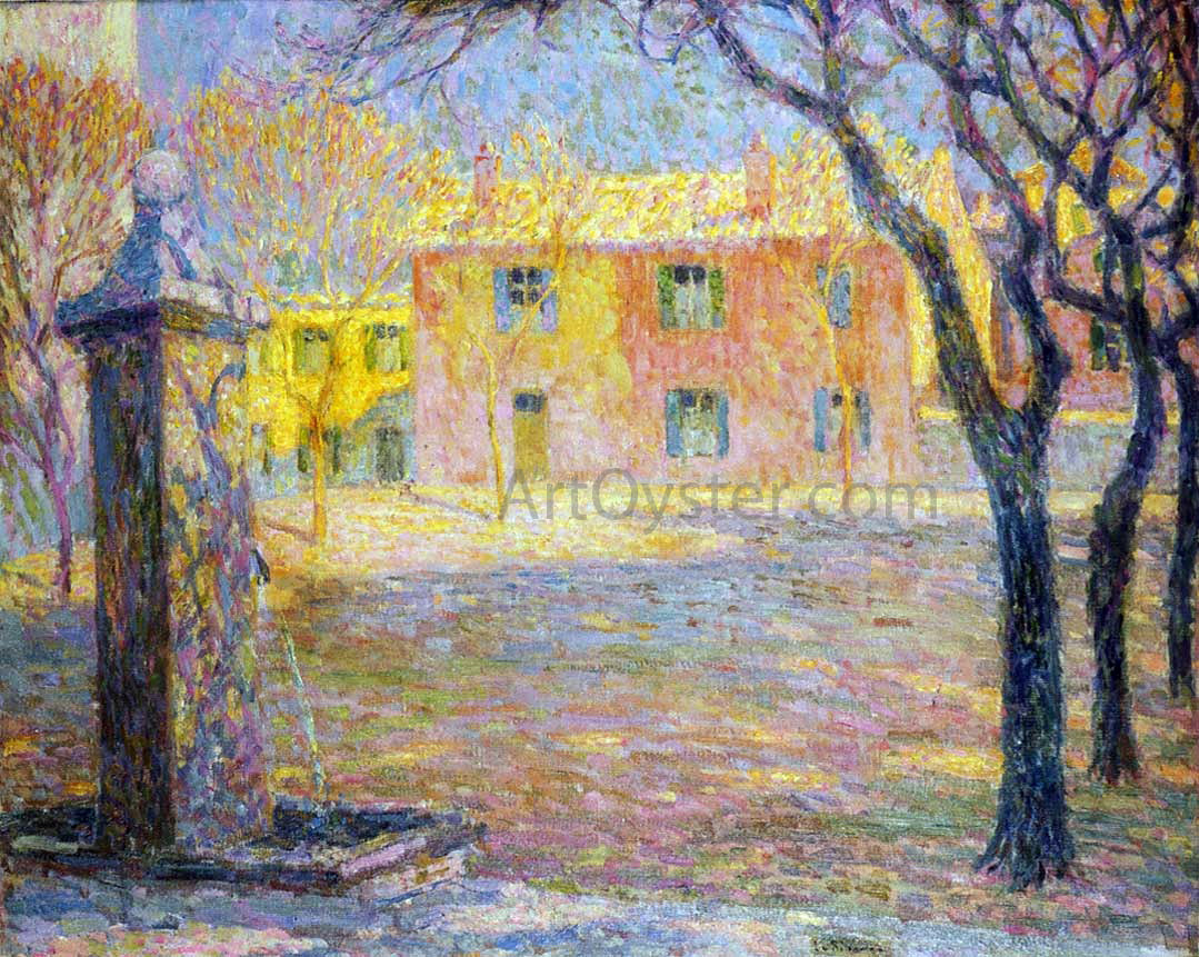 Henri Le Sidaner A Small Villa - Canvas Print