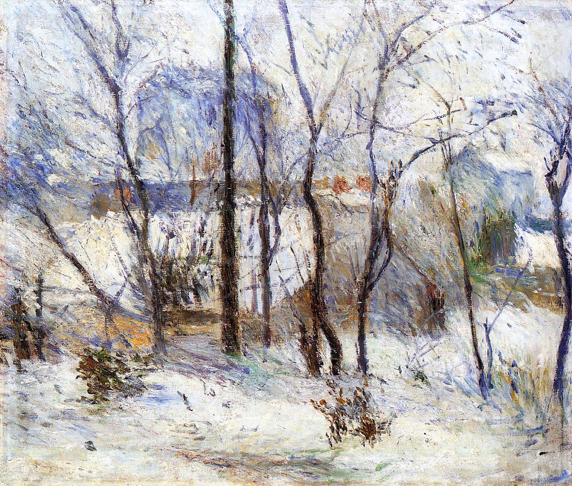 Paul Gauguin Snow at Vaugirard - Canvas Print