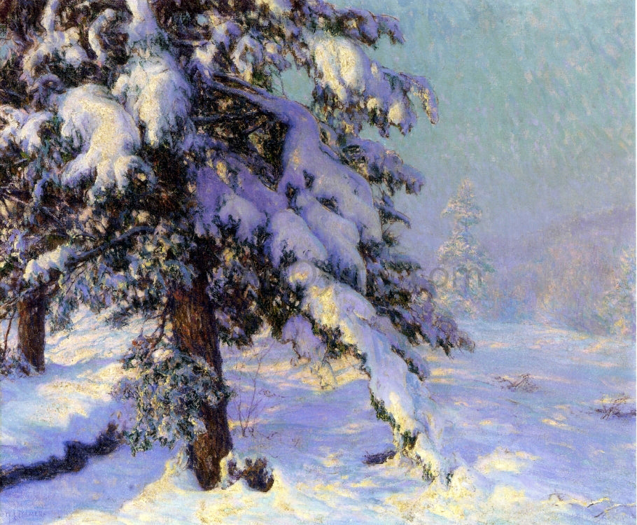 Walter Launt Palmer Snow Laden - Canvas Print