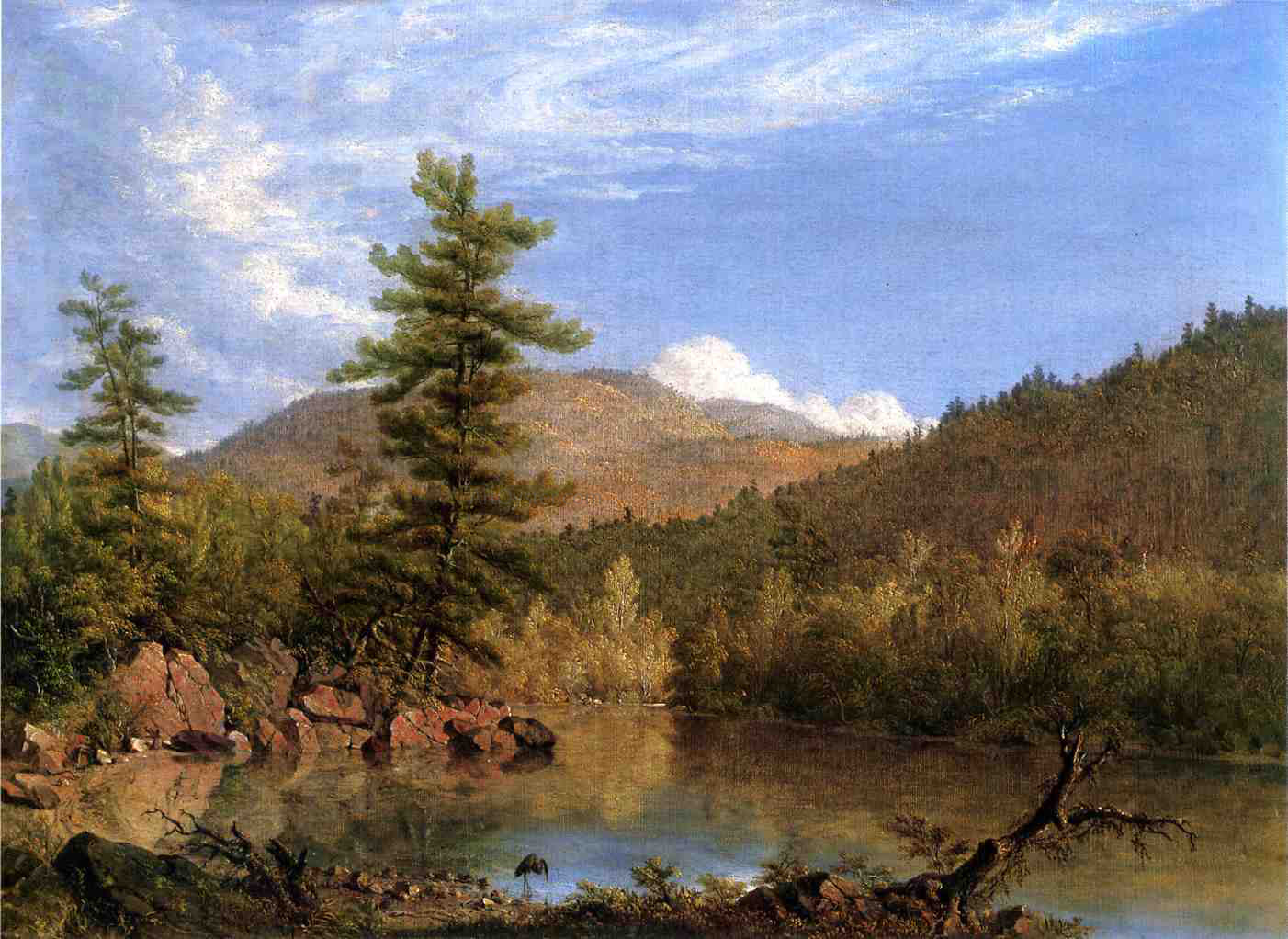 Sanford Robinson Gifford Solitude - Canvas Print
