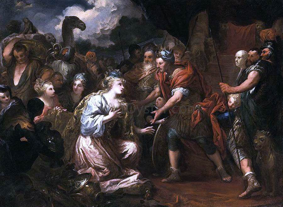 Pietro Dandini Solomon and the Queen of Sheba - Canvas Print
