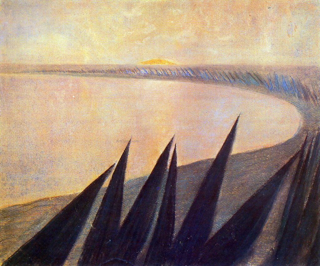 Mikalojus Ciurlionis Sorrow I - Canvas Print