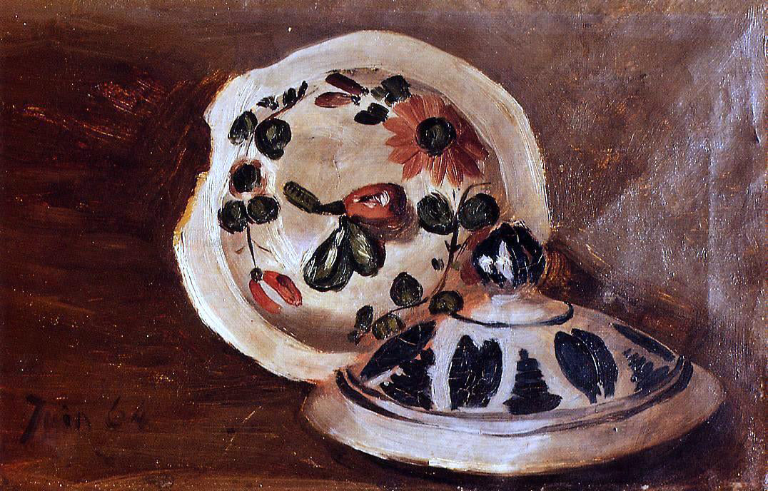 Jean Frederic Bazille Soup Bowl Covers - Canvas Print