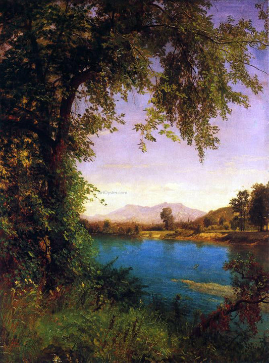 Albert Bierstadt South and North Moat Mountains - Canvas Print