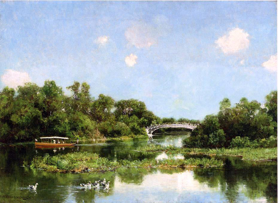 Hugh Bolton Jones South End of Wooded Island - Canvas Print