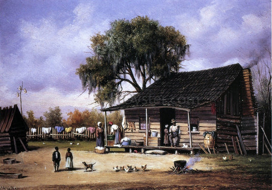 William Aiken Walker South Georgia Shanty - Canvas Print