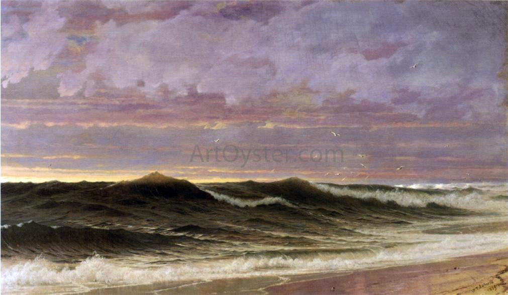 William Trost Richards South Nantucket - Canvas Print