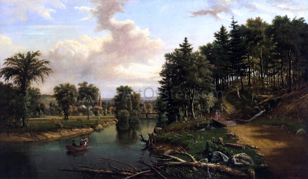 Levi Wells Prentice South of Sherburne on the Chenango - Canvas Print