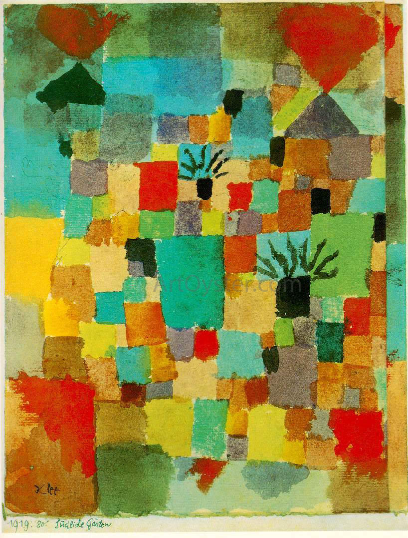 Paul Klee Southern Tunisian - Canvas Print
