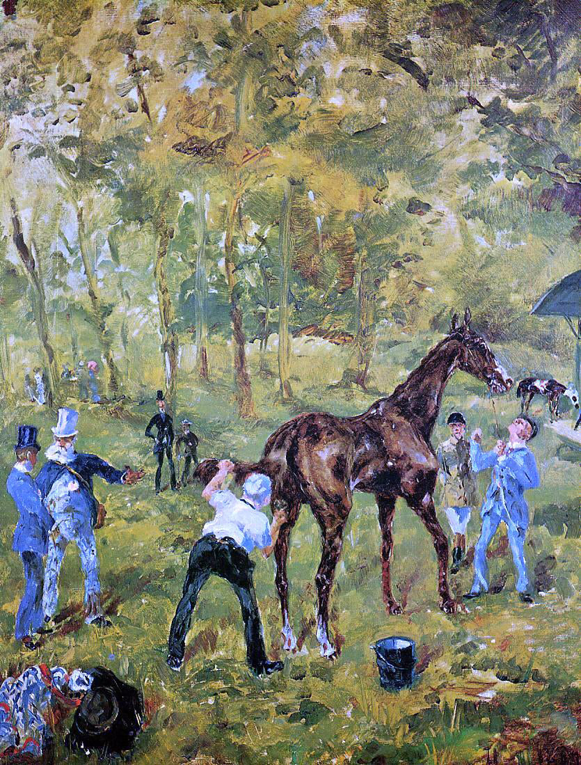 Henri De Toulouse-Lautrec Souvenir d'Auteuil - Canvas Print