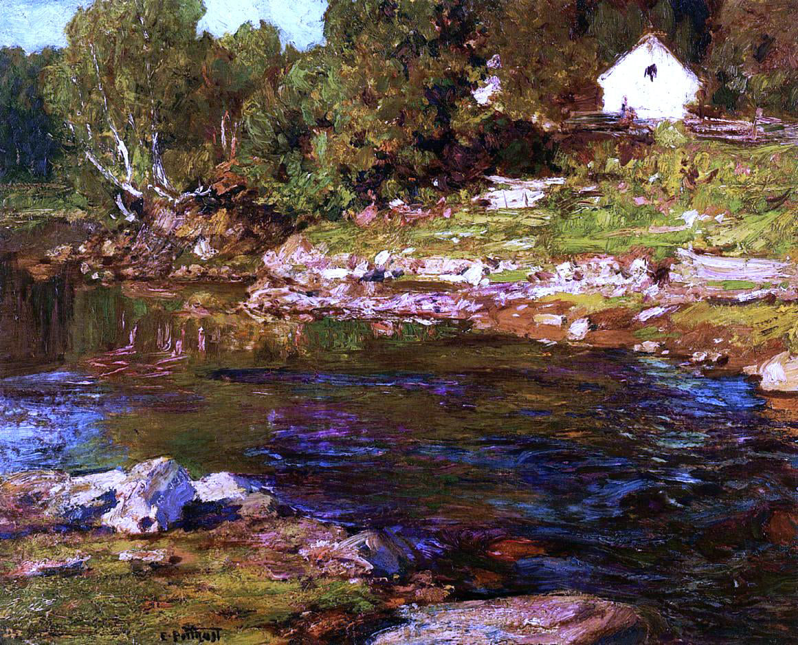 Edward Potthast Souvenir of Canada - Canvas Print