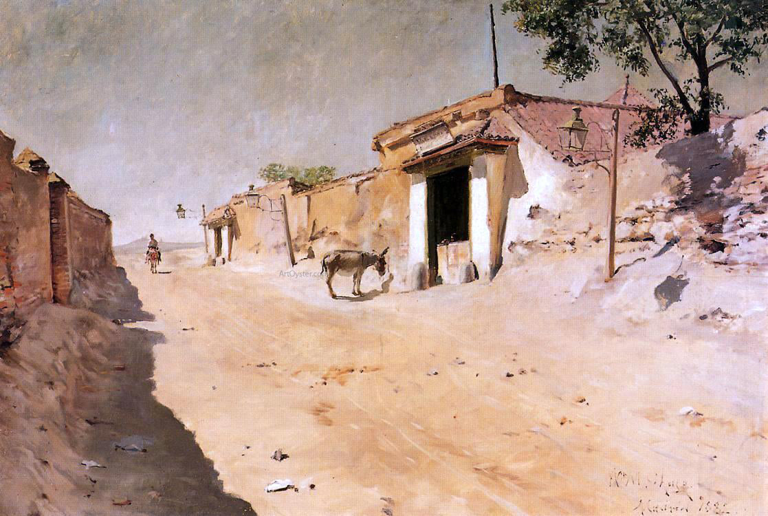 William Merritt Chase Spanish Village - Canvas Print