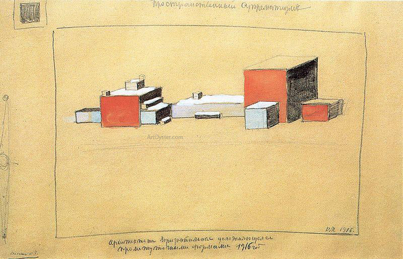 Kazimir Malevich Spatial Suprematism - Canvas Print