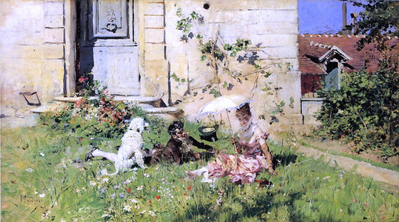 Giovanni Boldini Spring - Canvas Print