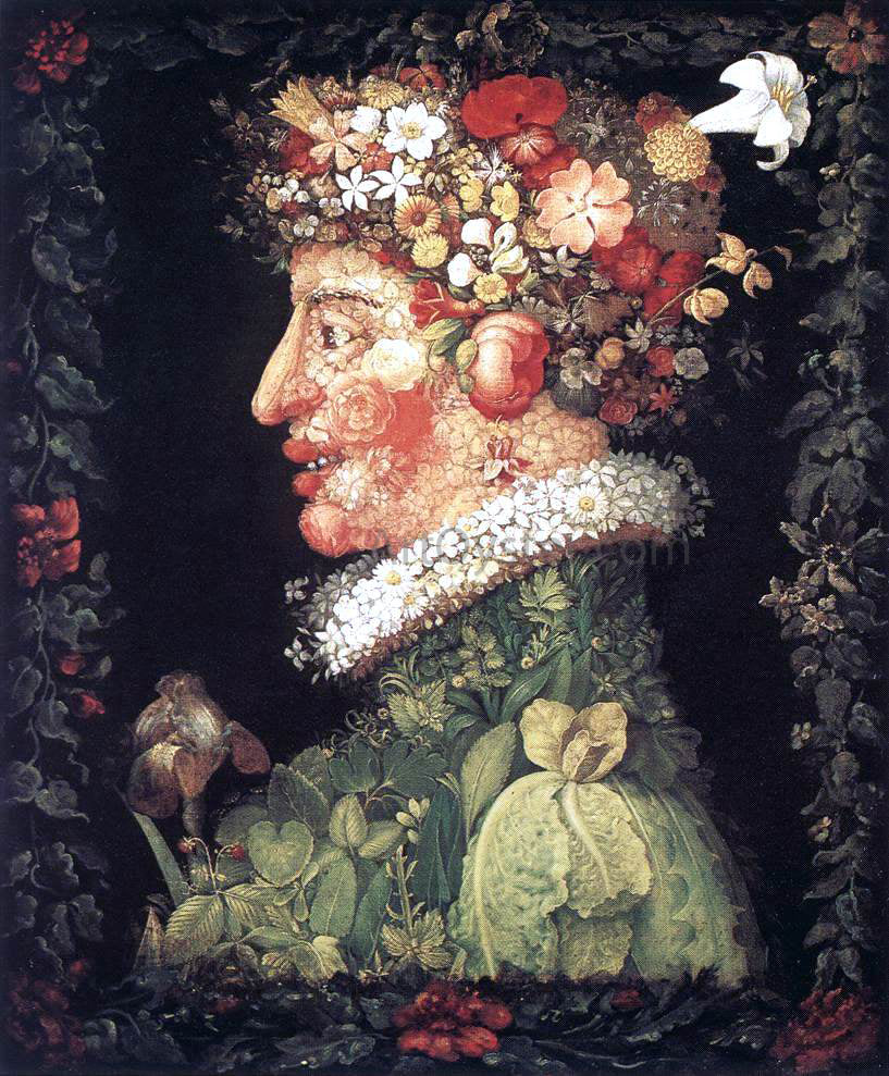 Giuseppe Arcimboldo Spring - Canvas Print