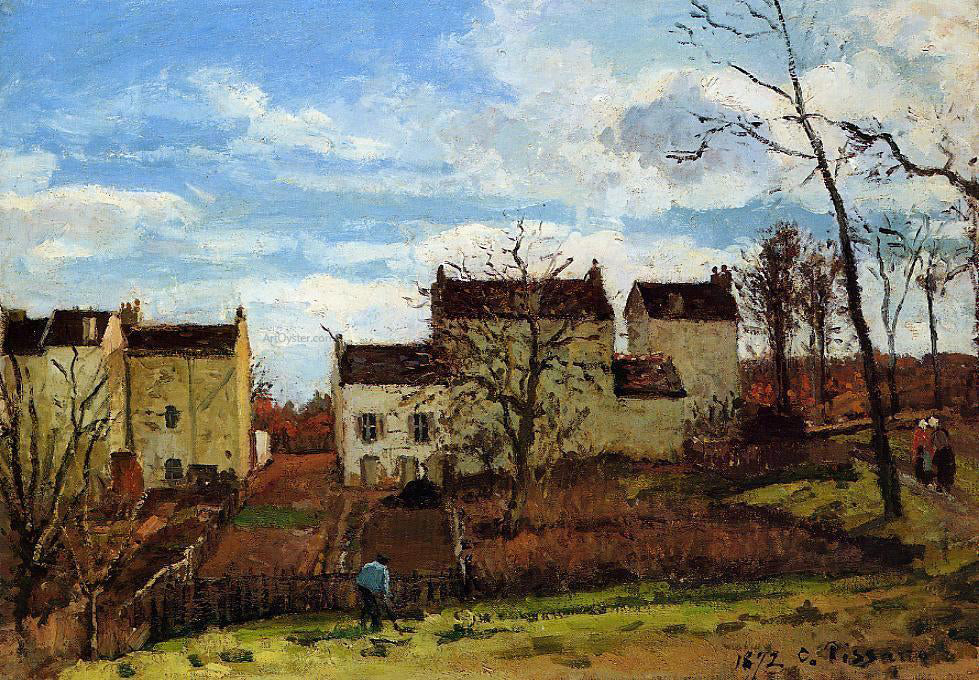Camille Pissarro Spring at Pontoise - Canvas Print