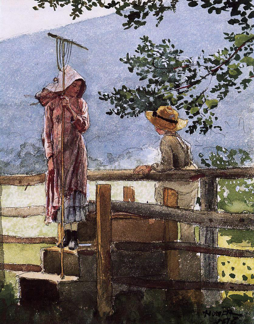Winslow Homer Spring - Canvas Print