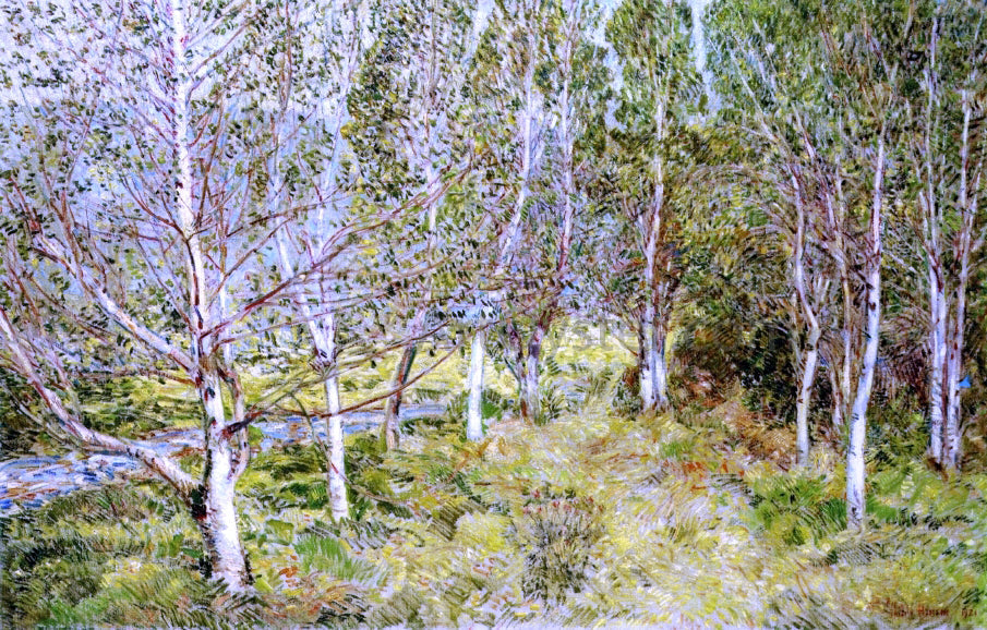 Frederick Childe Hassam Spring Woods - Canvas Print