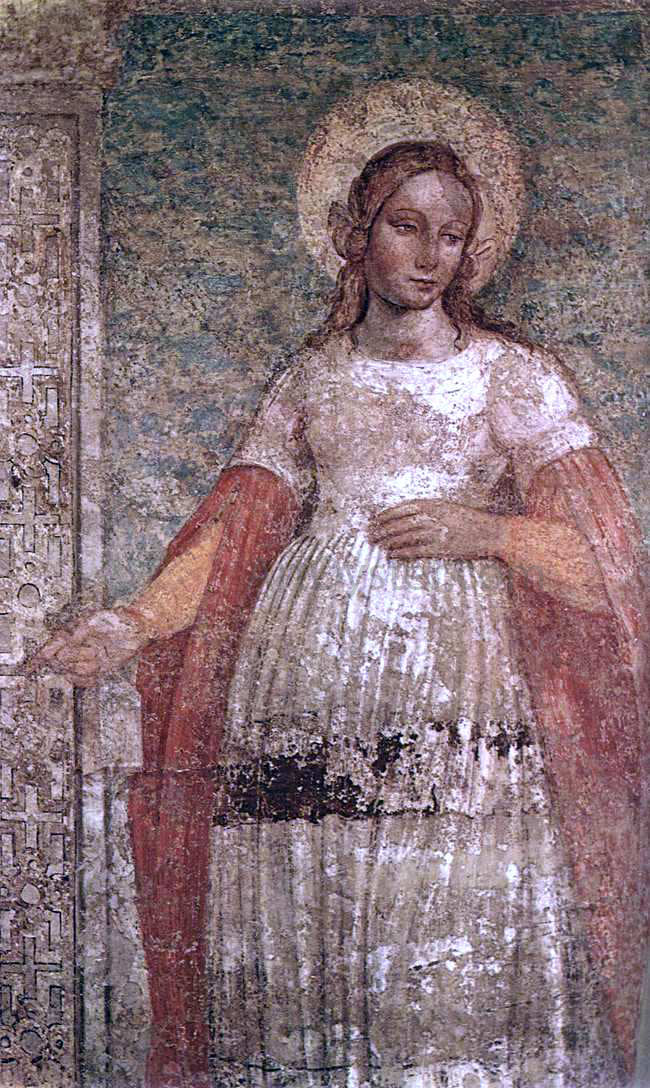 Ambrogio Bergog St Agnes - Canvas Print