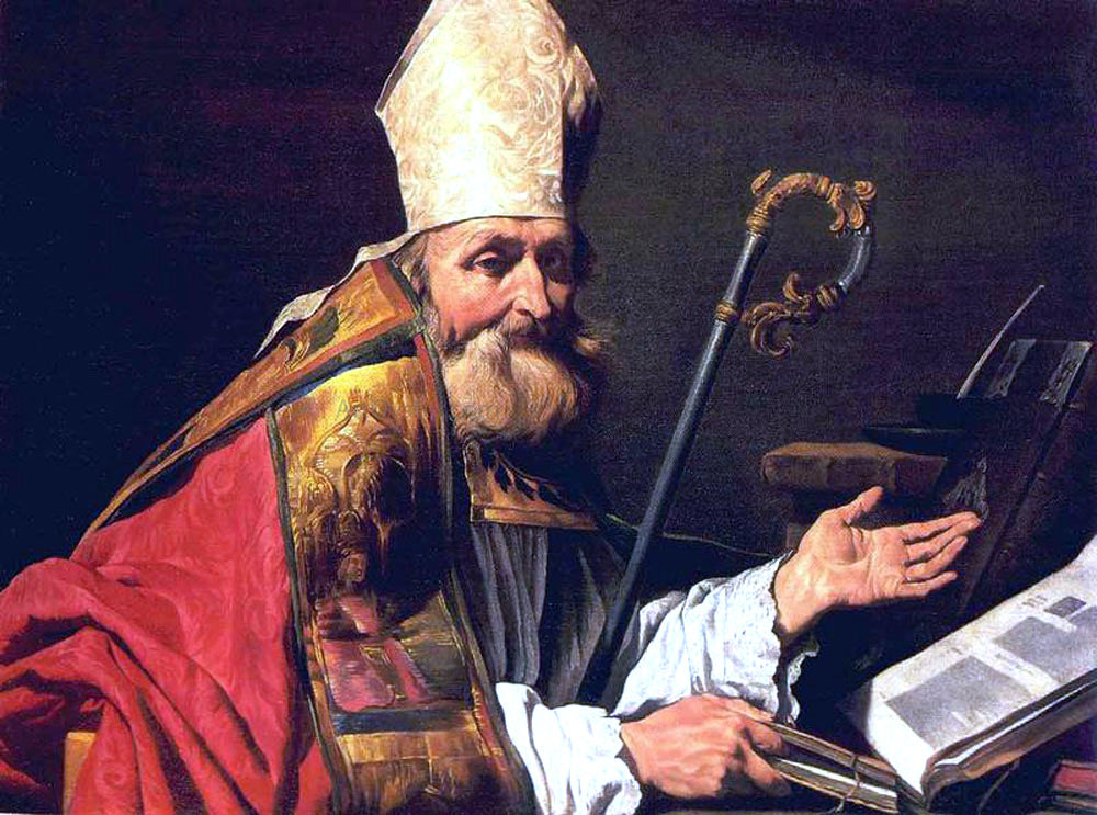 Matthias Stom St Ambrose - Canvas Print