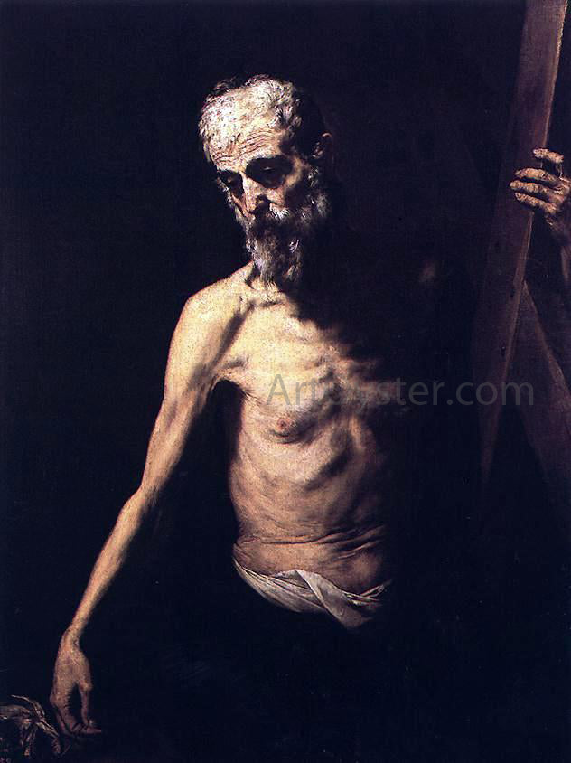 Jusepe De Ribera St Andrew - Canvas Print