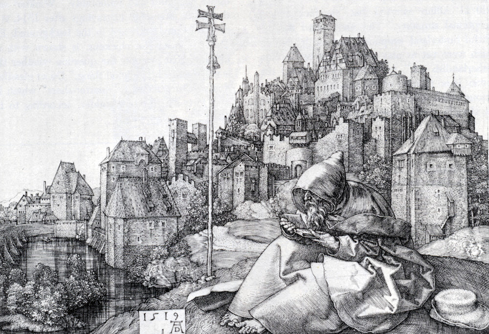 Albrecht Durer St. Anthony - Canvas Print