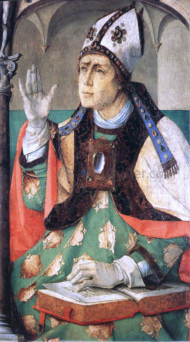 Joos Van Wassenhove St Augustine - Canvas Print