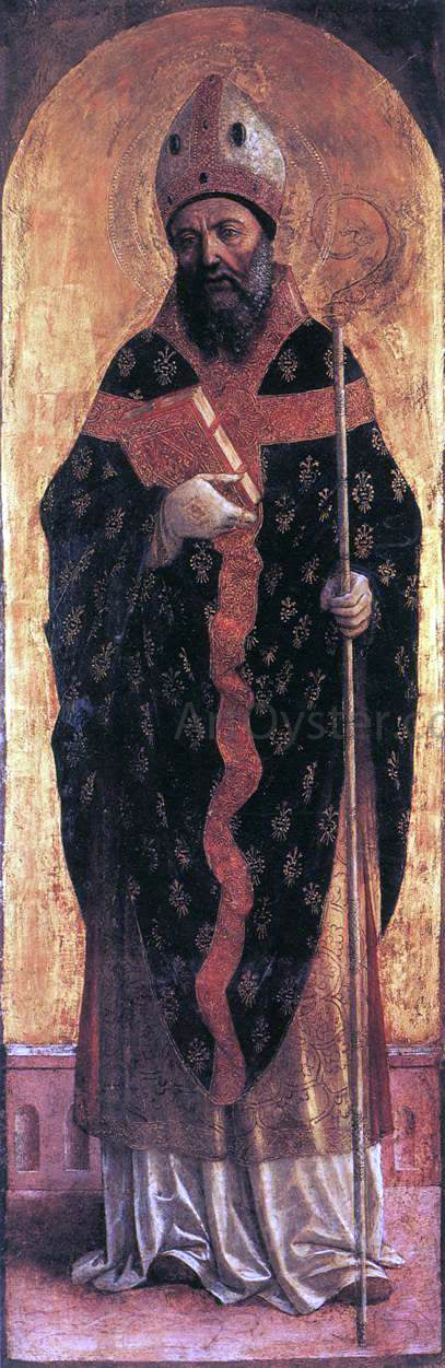Vincenzo Foppa St Augustine - Canvas Print