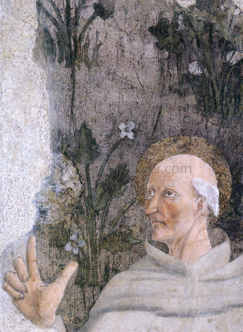 Lorentino D'Arezzo St Bernardino of Siena - Canvas Print