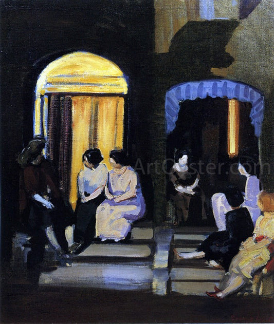 George Luks St. Botolph Street - Canvas Print