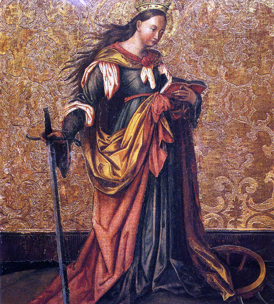 Konrad Witz St. Catherine Of Alexandria - Canvas Print