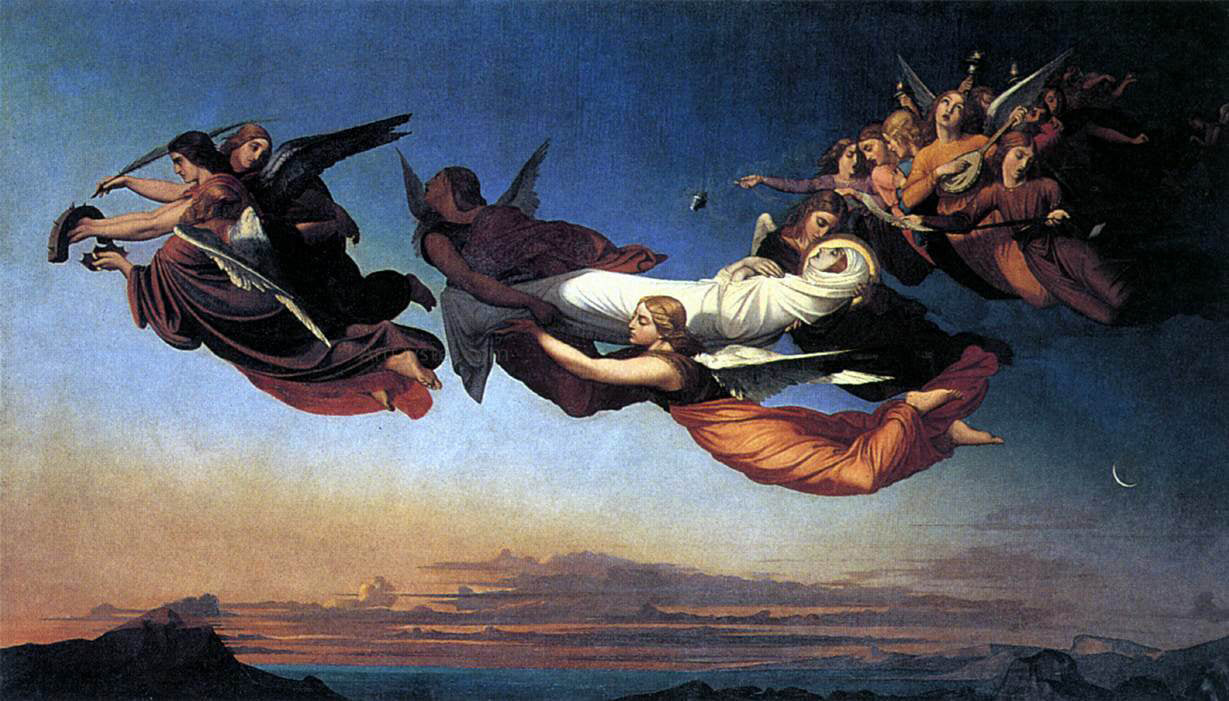 Henri Lehmann St Catherine of Alexandria - Canvas Print