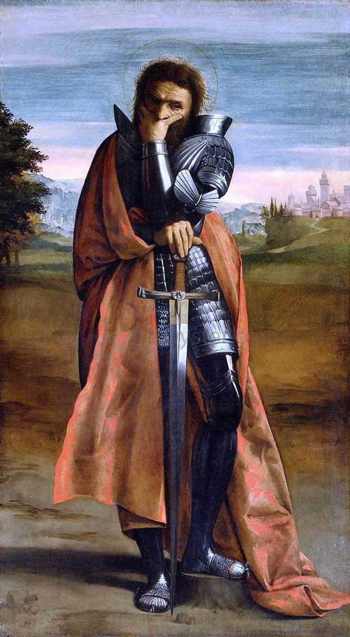 Ippolito Scarsellino St Demetrius - Canvas Print