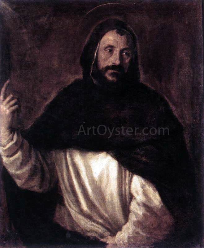 Titian St Dominic - Canvas Print